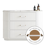 MODA 1200 Cabinet with Handles in Matt White