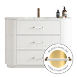 MODA 1200 Cabinet with Handles in Matt White