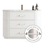 MODA 1200 Cabinet with Handles in Matt White