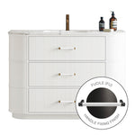 MODA 1200 Cabinet with Handles in Matt White