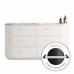 MODA 1800 Cabinet with Handles in Matt White