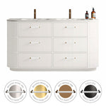 MODA 1800 Cabinet with Handles in Matt White
