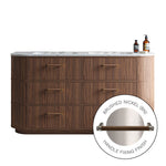 MODA 1800 Cabinet with Handles in Natural Oak