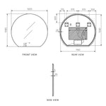 Mezza Luna 1200 Progressive LED Mirror