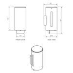 Tondo Wall Mounted Compact Shower Soap Dispenser