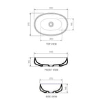 Oblo Bench Basin (55x37x15H)