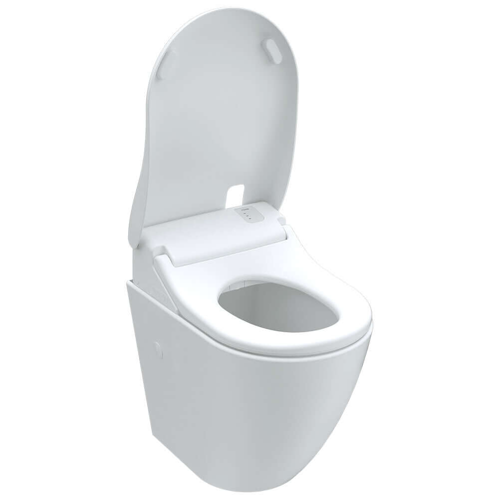 Aqua Intelligent Wall Faced Pan (Bottom Inlet Bidet Seat) PARISI Toilets
