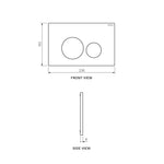 Tondo Push Panel Matt Bronze