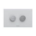 Twin Button Set on Glass Plate for PA136/PA141 (low level cisterns)