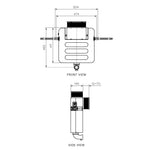 Incasso Front/Top Flush Concealed Cistern