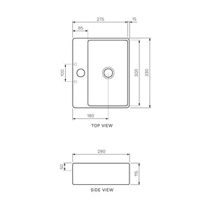 Powder Room Wall Basin - Basins