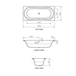 Curva 1800 Inset Bath