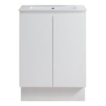 Pure Bianco Slim 600 Floor Cabinet 2 Door with Ceramic Top