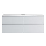 Pure Bianco 1200 Wall Cabinet with Crystal Top