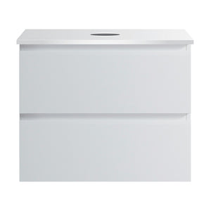 Pure Bianco 600 Wall Cabinet with Crystal Top