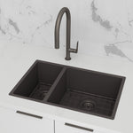 Quadro One and One Half Bowl Sink 670mm (Right Hand)