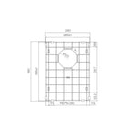 Quadro Sink Protector 290x390mm (3/4 Bowl)