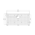 Quadro Sink Protector 815x390mm (865 Bowl)