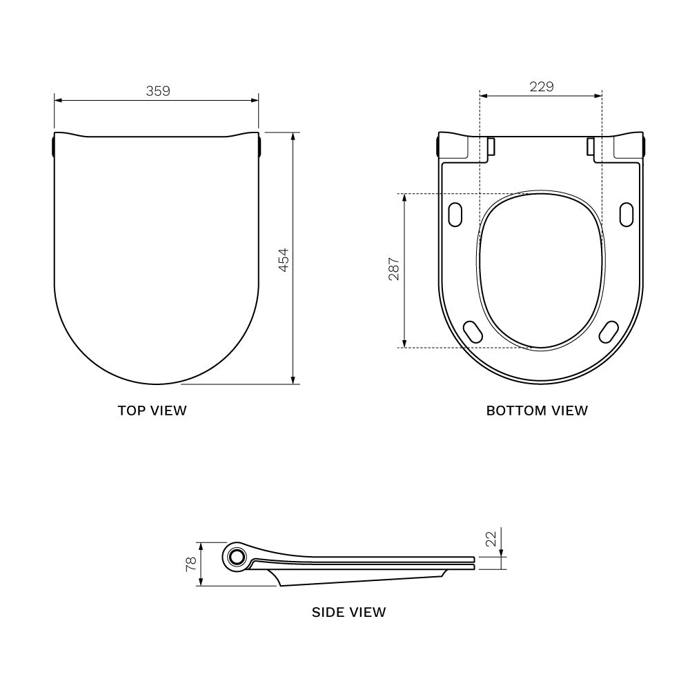 Sway D2 Soft Close Seat (Pressalit) PARISI Toilets