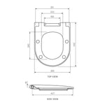 Moda Soft Close Seat (Centric Lift off Hinge)