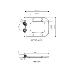 Quad Soft Close Seat (Lift off Hinge)