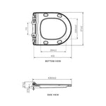 Slim Soft Close Seat (Lift off Hinge)