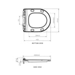 Slim Soft Close Seat (Lift off Hinge)