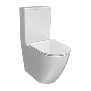 Ellisse II Wall Faced Suite Rimless (including Soft Close Seat)