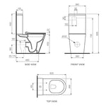 Linfa Wall Faced Suite Rimless (including Pressalit Seat) - Toilets