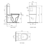 Linfa Wall Faced Suite Rimless (including Pressalit Seat)