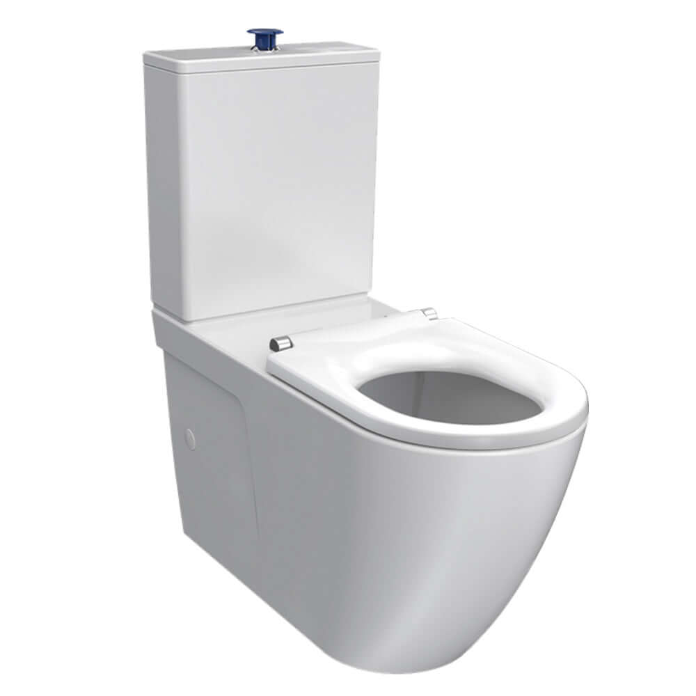 Ellisse II Accessible Wall Faced Suite Rimless (Including White Seat) - Toilets