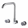Envy Laundry Wall Tap Set with Square Swivel Spout