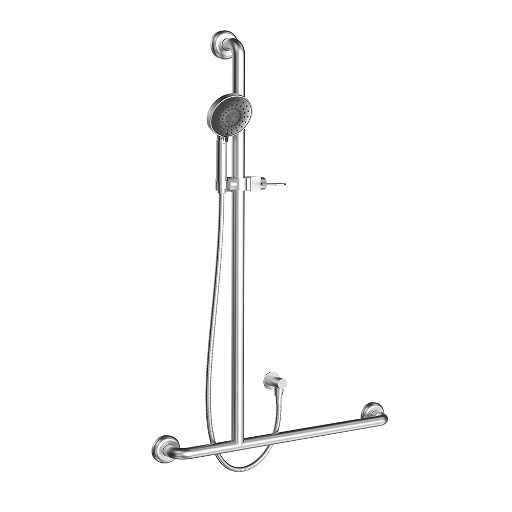 Envy Sliding Grab Rail Ambidextrous with Hand Shower