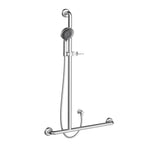 Envy Sliding Grab Rail Ambidextrous with Hand Shower