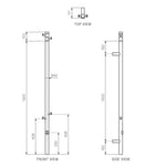 Envy Vertical Heated Towel Rail