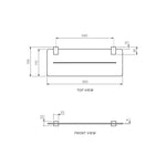 Quadro Shelf 350mm