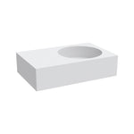 Rotondo 470 Basin Right Hand Bowl with Overflow