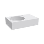 Rotondo 470 Basin Left Hand Bowl with Overflow
