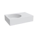 Rotondo 700 Basin Left Hand Bowl with Overflow