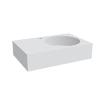 Rotondo 700 Basin Right Hand Bowl with Overflow