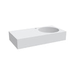Rotondo 900 Basin Right Hand Bowl with Overflow