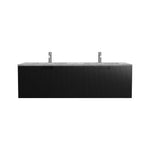 Riga 1400 Wall Cabinet with Marble Top and Double Wash Basin