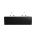 Riga 1400 Wall Cabinet with Marble Top and Double Wash Basin