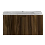 Riga 800 Wall Cabinet with Marble Top - Vanity Cabinets