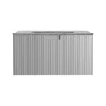 Riga 800 Wall Cabinet with Marble Top and Wash Basin