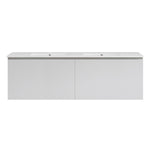 Rocki 1400 Wall Vanity Double Bowl