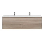 Rocki 1400 Wall Vanity Double Bowl