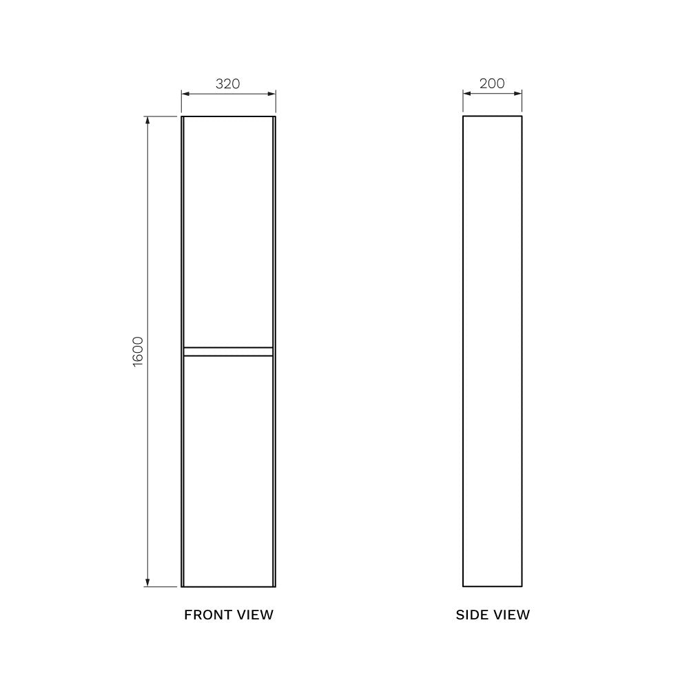 Sense 320 Side Storage Unit - PARISI Side Storage