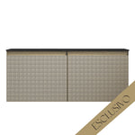 Skin 1200 Wall Cabinet Filo Argento Right Bowl Top
