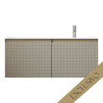 Skin 1200 Wall Cabinet Filo Argento Right Bowl Top